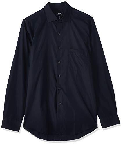Alfani Mens Cotton Stretch Regular Fit Dress Shirt Black M