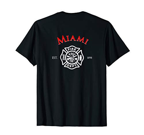 City of Miami Fire Department Florida Firefighter T-Shirt