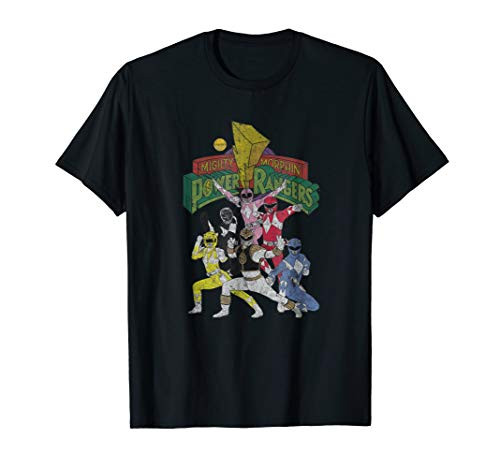 Classic Mighty Morphin Power Rangers Group T- Shirts