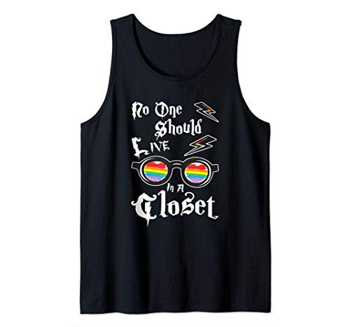 No One Should Live In A Closet - LGBT LGBTQ Gay Pride Gift Tank Top