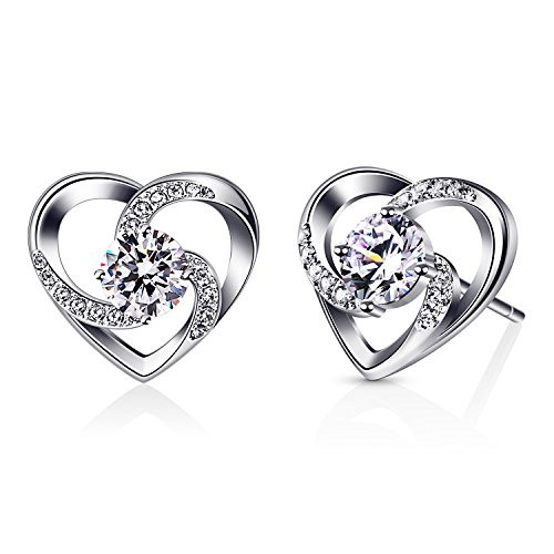 B_Catcher Earrings Studs Jewelry for Women 925 Sterling Silver Cubic Zirconia Gemini Earring Set B_Catcher Earrings Studs Jewelry for Women 925 Sterling Silver Cubic Zirconia Gemini Earring Set