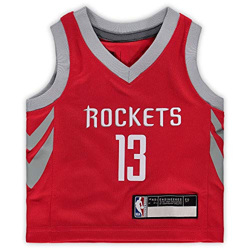 NBA Kids 4-7 Official Name and Number Replica Home Alternate Road Player Jersey 7 James Harden Houston Rockets Red NBA Kids 4-7 Official Name and Number Replica Home Alternate Road Player Jersey 7 James Harden Houston Rockets Red