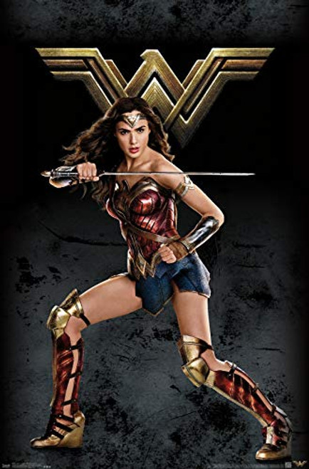 Trends International DC Comics Movie - Justice League - Wonder Woman Wall Poster 22_375 x 34 Premium Unframed Version Trends International DC Comics Movie - Justice League - Wonder Woman Wall Poster 22_375 x 34 Premium Unframed Version
