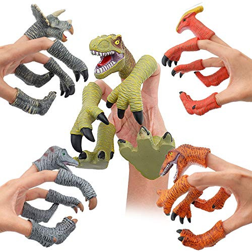 Dinosaur Figure Finger Toys Animal Bath Finger Puppets Dinosaur Figure Finger Toys Animal Bath Finger Puppets