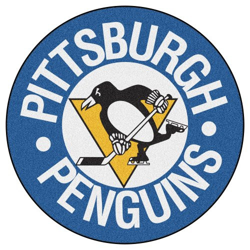FANMATS NHL Pittsburgh Penguins Nylon Face Hockey Puck Rug FANMATS NHL Pittsburgh Penguins Nylon Face Hockey Puck Rug
