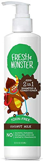 Fresh Monster Shampoo Conditioner 2-in-1 Coconut 8_5 oz Fresh Monster Shampoo Conditioner 2-in-1 Coconut 8_5 oz