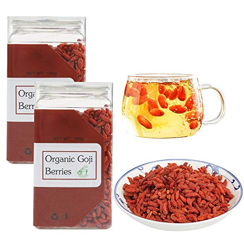 Raw Goji Berries100 Organic   Sun-Dried WolfberriesUnsulfured Rich Fruity Baking Teas Trail Mixes And More Nourishing Goji Good For Health