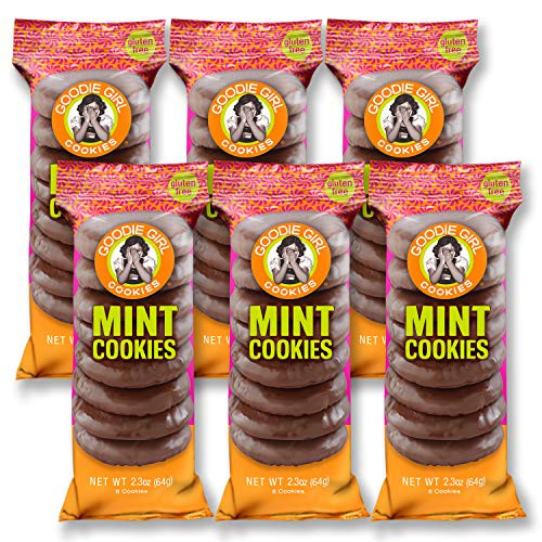 Goodie Girl Cookies Mint Cookies Gluten Free Cookies Chocolate Mint Wafer Individually Wrapped Snack Pack Cookies Peanut Free Kosher and Gluten Free Cookies 2oz Bags Pack of 6 Goodie Girl Cookies Mint Cookies Gluten Free Cookies Chocolate Mint Wafer Individually Wrapped Snack Pack Cookies Peanut Free Kosher and Gluten Free Cookies 2oz Bags Pack of 6