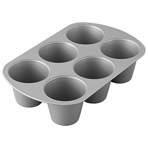 Wilton Giant Cupcake Pan, 6-Cup Jumbo Muffin and Cupcake Pan