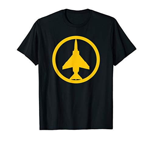 F-4 Phantom II Yellow Air Force Military Jet T-Shirt