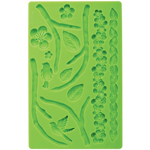 Wilton Silicone Nature Designs Fondant and Gum Paste Mold - Cake Decorating Supplies