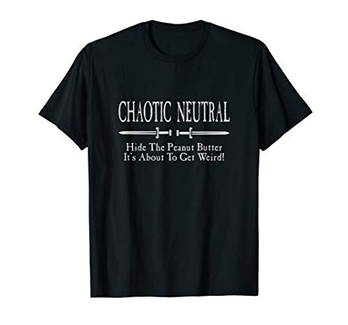 Roleplaying Chaotic Neutral Alignment Fantasy Gaming T-Shirt