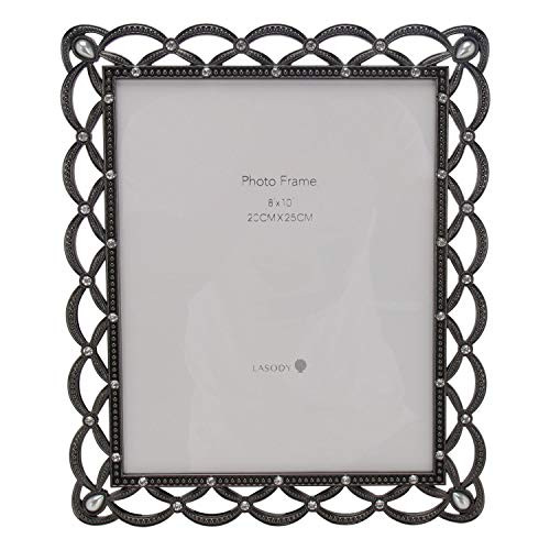 LASODY 8X10 Picture Frame -Photo Frames for Wall Tabletop DisplayReady to Hang Home Decoration
