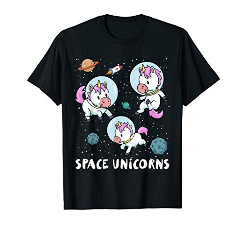 Space Unicorns T-Shirt Funny Astronaut Planet Travel Tee Space Unicorns T-Shirt Funny Astronaut Planet Travel Tee