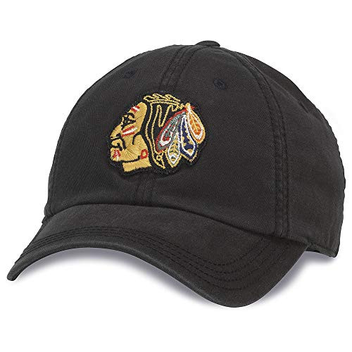 NHL American Needle New Timer Slouch Adjustable Snapback Hat Adjustable Chicago Blackhawks