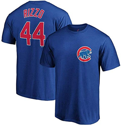 Outerstuff Anthony Rizzo Chicago Cubs MLB Majestic Boys Youth 8-20 Blue Official Player Name Number T-Shirt Youth X-Large 18-20 Outerstuff Anthony Rizzo Chicago Cubs MLB Majestic Boys Youth 8-20 Blue Official Player Name Number T-Shirt Youth X-Large 18-20