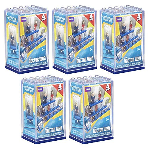 Doctor Who Series 4 Character Building Micro Figures in Display Brix x 5