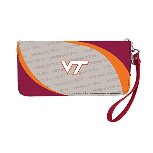NCAA Virginia Tech Hokies Curve Zip Organizer Wallet