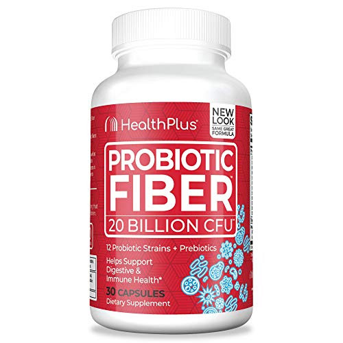 Health Plus Probiotic Fiber - Dietary Supplement - Detox Natural Herbal Ingredients 30 Capsules 30 Servings Health Plus Probiotic Fiber - Dietary Supplement - Detox Natural Herbal Ingredients 30 Capsules 30 Servings