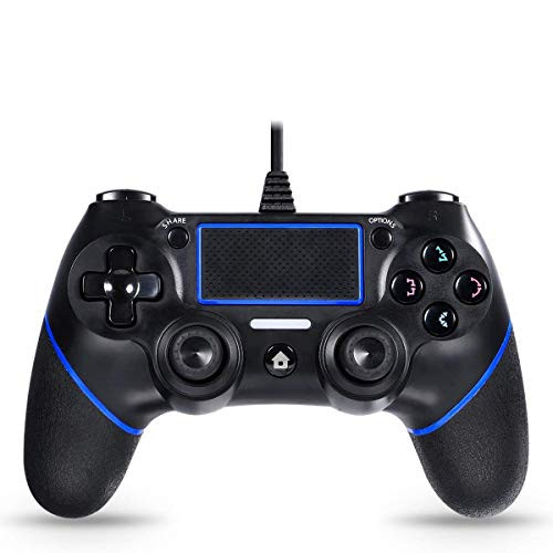 PS4 Wired Controller for Playstation 4 Professional USB PS4 Wired Gamepad Compatible with PC Windows 78XP