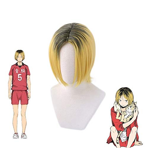 Shumeier Anime Haikyuu Kenma Kozume Cosplay Hairwig cap