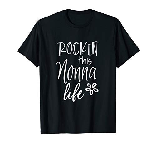 Rockin This Life Cute Nonna graphic Gift from Grandkids T-Shirt Rockin This Life Cute Nonna graphic Gift from Grandkids T-Shirt