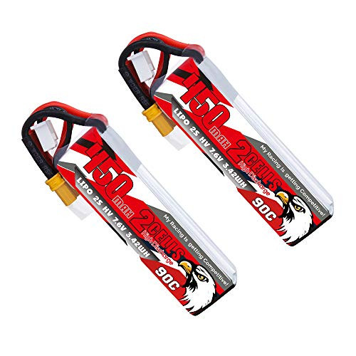 2pcs 450mAh 2S LiPo Batteries 7_6V HV 90C LiHv Battery XT30 Connector for Micro FPV Racing Drone Brushless Quadcopter 2pcs 450mAh 2S LiPo Batteries 7_6V HV 90C LiHv Battery XT30 Connector for Micro FPV Racing Drone Brushless Quadcopter