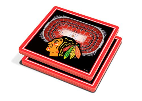 NHL Chicago Blackhawks 3D StadiumViews Coasters NHL Chicago Blackhawks 3D StadiumViews Coasters