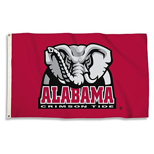 BSI NCAA College Alabama Crimson Tide 3 X 5 Foot Flag with Grommets
