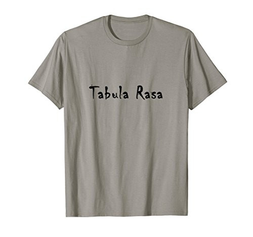 Tabula Rasa Print - Blank Slate Philosophical T-Shirt