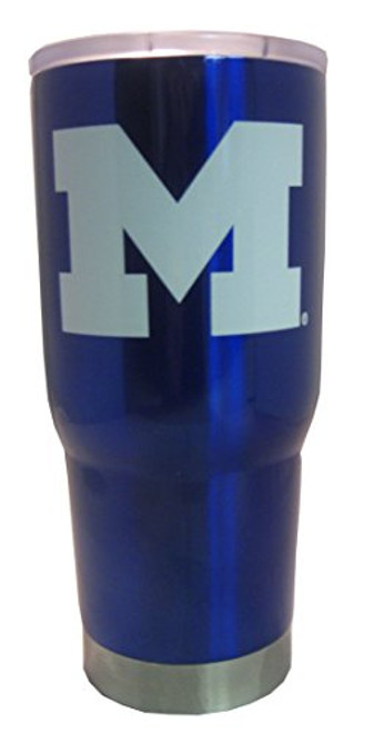 Nordic Promos NCAA Michigan Wolverines 22 oz Vacuum Insulated Stainless Steel Travel Mug Nordic Promos NCAA Michigan Wolverines 22 oz Vacuum Insulated Stainless Steel Travel Mug