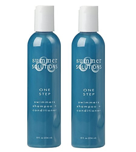 Summer Solution One Step Swimmers Shampoo  Conditioner 8 fl_ oz_ 2 Pack