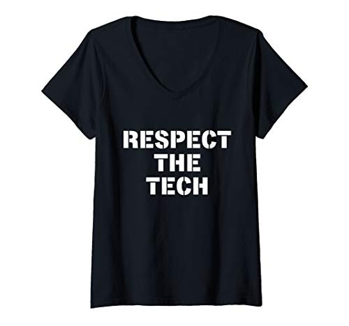 Womens Theater Tech Shirt Technician Stage Crew Stagehand Gift V-Neck T-Shirt
