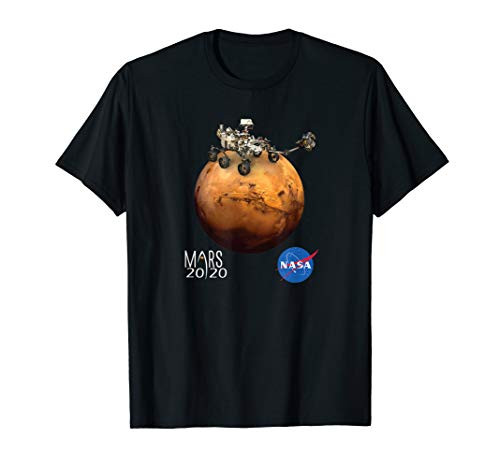 Mars 2020 Rover on Mars NASA logo T-Shirt
