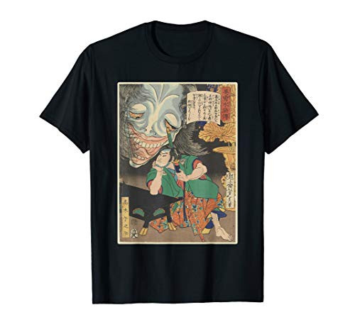 Yoshitoshi The Ghost of a Woman Japanese Woodblock Art Print T-Shirt