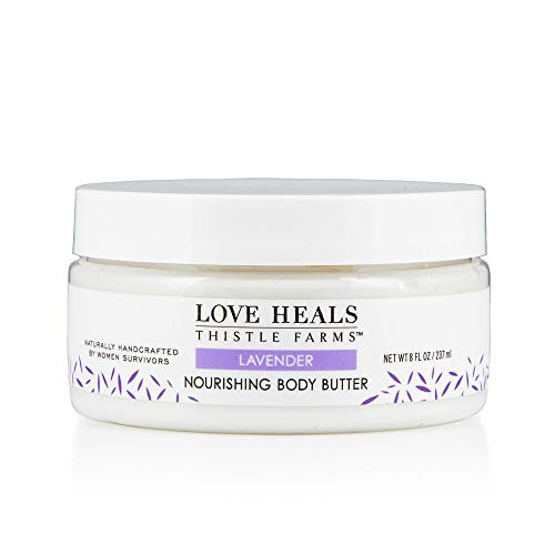 Thistle Farms  Nourishing Body Butter  Moisturizing Cream Whipped with Organic Coconut Oil handmade by Women Survivors Lavender