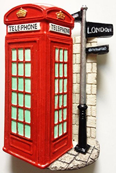 Telephone Booth LONDON Resin 3D fridge Refrigerator Thai Magnet Hand Made Craft. by Thai MCnets Telephone Booth LONDON Resin 3D fridge Refrigerator Thai Magnet Hand Made Craft. by Thai MCnets
