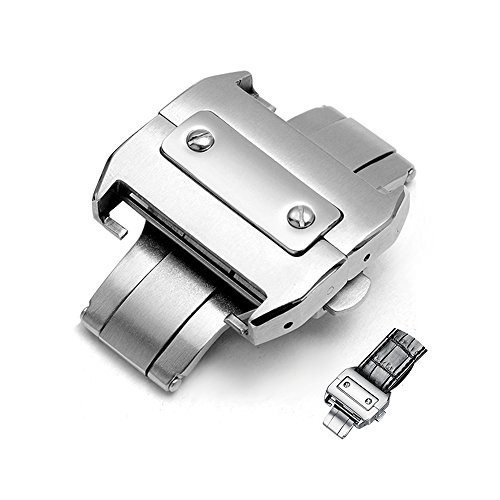 18mm Stainless Deployment Buckle Metal Clasp Watch Band Accessorie Steel Watchband Buckle Butterfly Clasp