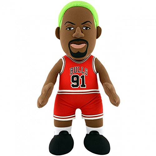 Bleacher Creatures Chicago Bulls Dennis Rodman 10 Plush Figure- A Legend for Play or Display