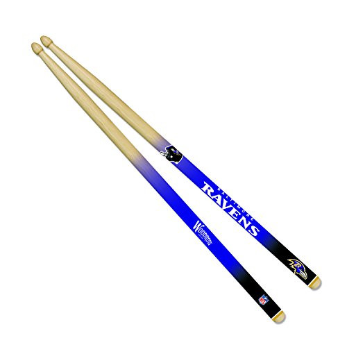 Woodrow Guitar by The Sports Vault NFL Baltimore Ravens Drum Sticks Woodrow Guitar by The Sports Vault NFL Baltimore Ravens Drum Sticks