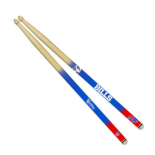 Woodrow Guitar by The Sports Vault NFL Buffalo Bills Drum Sticks Woodrow Guitar by The Sports Vault NFL Buffalo Bills Drum Sticks