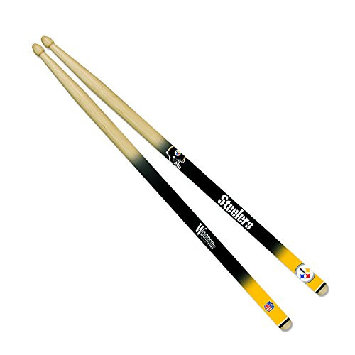 Woodrow Guitar by The Sports Vault NFL Pittsburgh Steelers Drum Sticks Tan - DSNFL25 Team Colors Woodrow Guitar by The Sports Vault NFL Pittsburgh Steelers Drum Sticks Tan - DSNFL25 Team Colors
