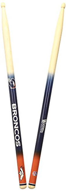 Woodrow Guitar by The Sports Vault NFL Denver Broncos Drum Sticks Woodrow Guitar by The Sports Vault NFL Denver Broncos Drum Sticks
