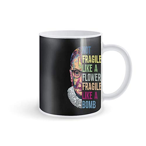 Notorious R_B_G_ Ruth Bader Ginsburg Ceramic Coffee Mug Tea Cup Fun Novelty Gift 11 oz