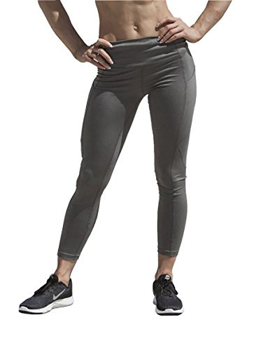 Barbell Apparel Womens Workout Yoga Adore Pocket Leggings Light Grey Gray Size X-Large XL
