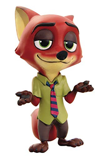 Beast Kingdom Disney Zootopia: Mea-006 Nick Mini Egg Attack Statue, Multicolor