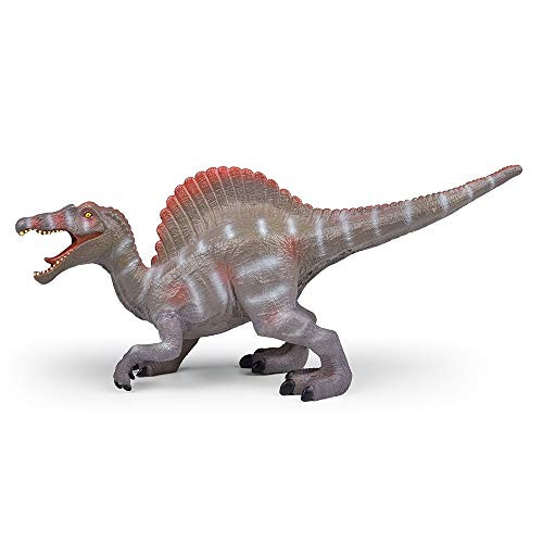 RECUR Spinosaurus Toys 11 Jurassic Dinosaur Hand-Painted Plastic Dinosaur Figurine Jurassic Dinosaur Action Figures for Collectors for Kids Ages 3