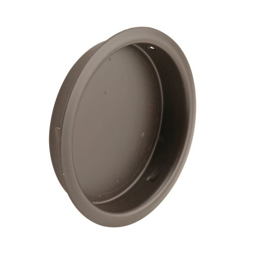 Slide-Co 164435 Closet Door Pull, Flush, 2-1/8-Inch, Classic Bronze,(Pack of 2)