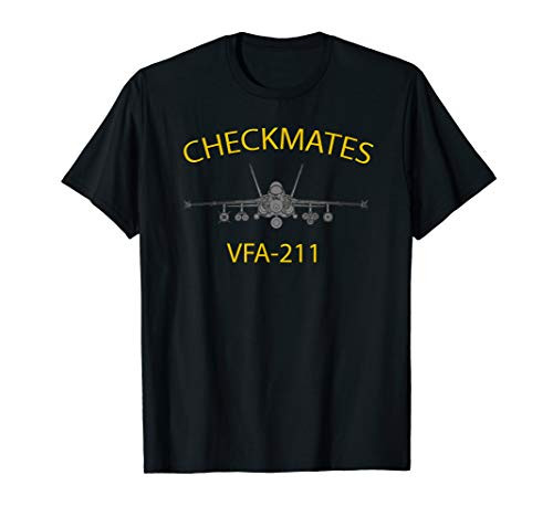 VFA-211 Checkmates Strike Fighter Squadron F-18 Super Hornet T-Shirt