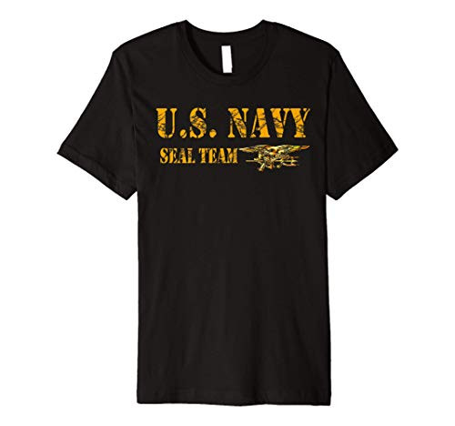Premium U_S_ NAVY SEAL TEAM SHIRT ORIGINAL SEALS LOGO TSHIRT